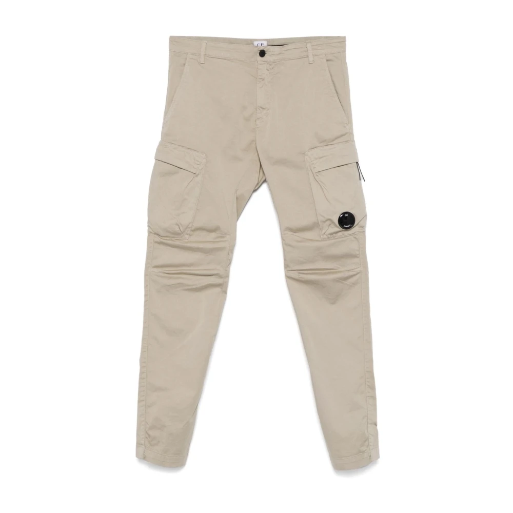 C.P. Company Cargo broek in grijs katoenmix Gray Heren