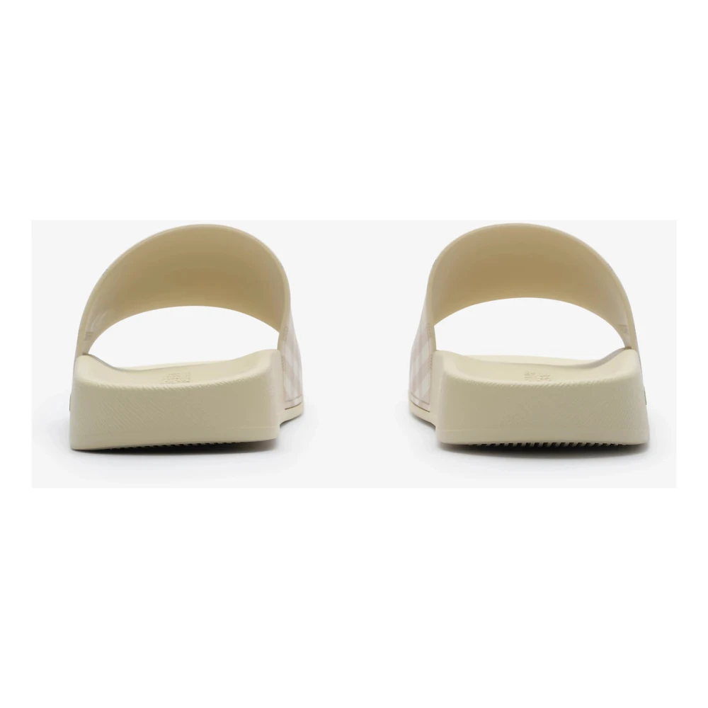 Burberry Slides met ruitpatroon