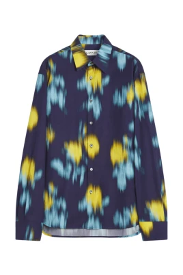 Floral Blur Print Shirt