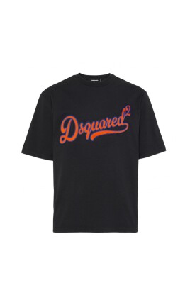 t-shirt-loose-fit-avec-logo-college-noir