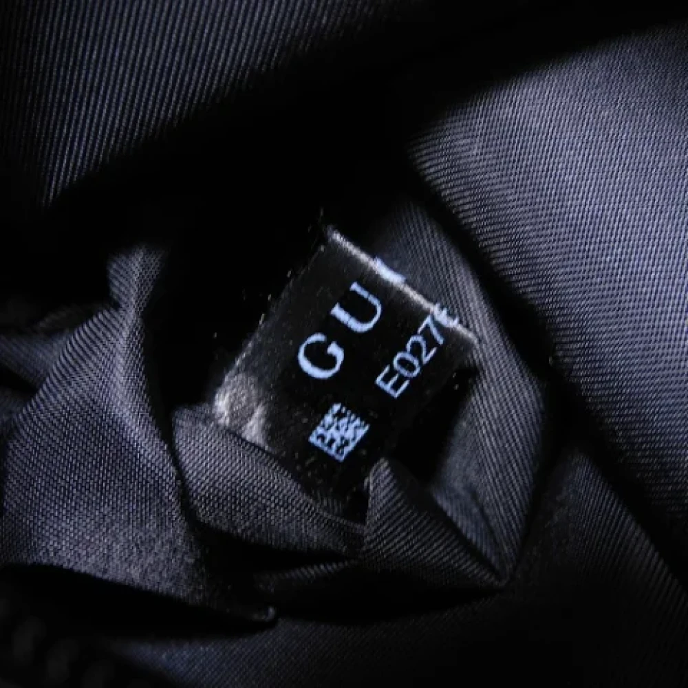 Gucci Vintage Pre-owned Canvas gucci-bags Black Heren