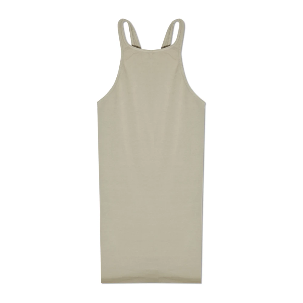 Rick Owens Top Racer Back Gray Dames