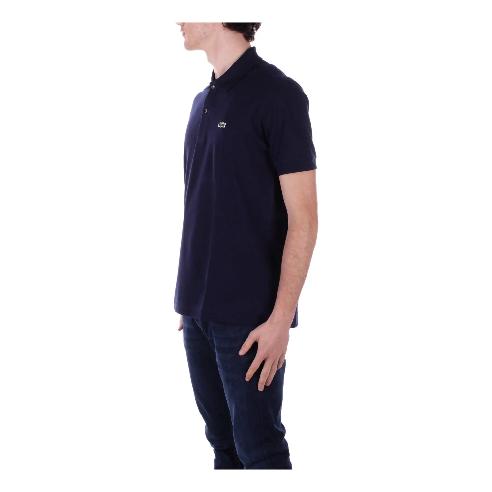 Lacoste Blauwe Polo T-shirts en Polos Blue Heren