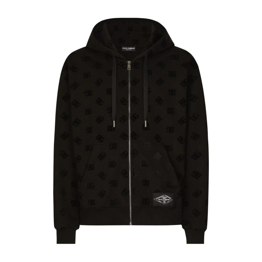 Dolce & Gabbana Rits Sweatshirt Black Heren