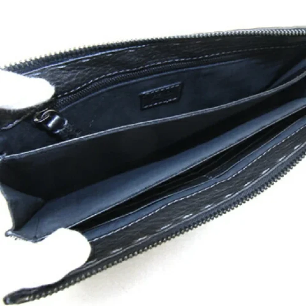 Fendi Vintage Pre-owned Leather fendi-bags Gray Heren