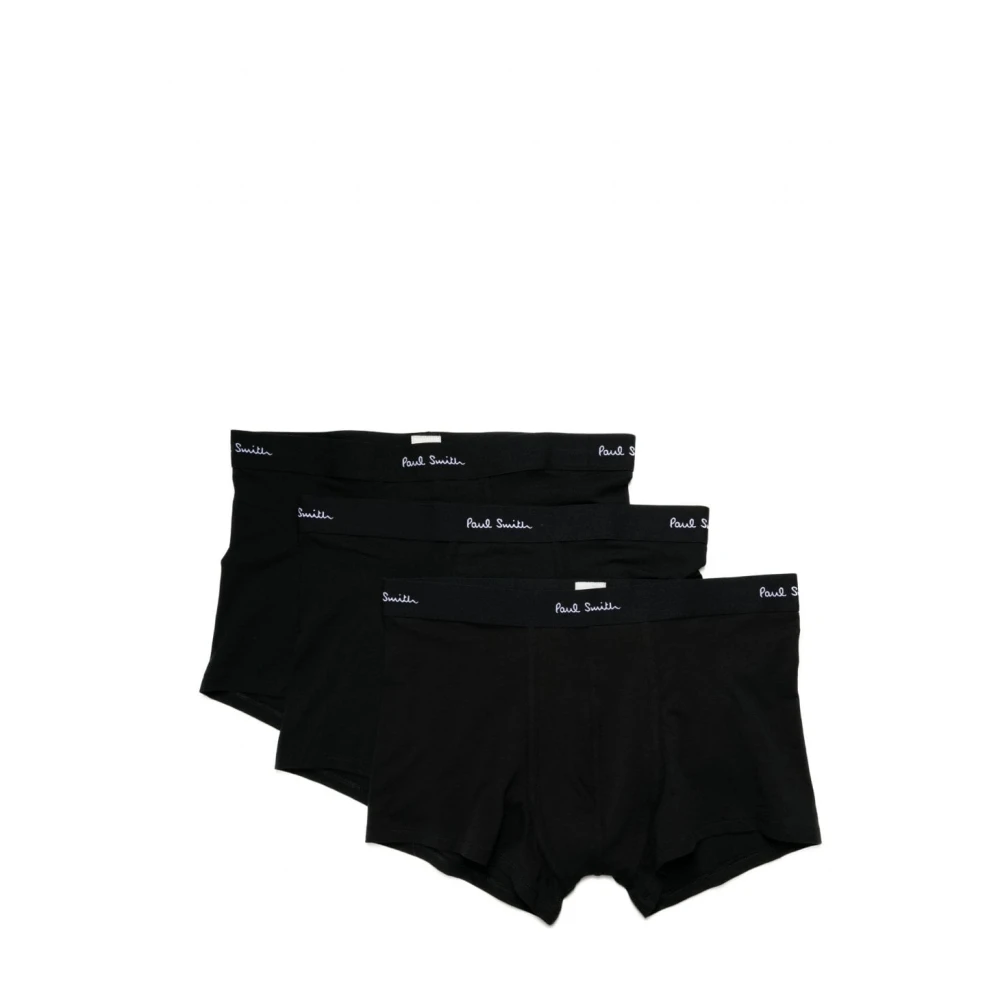 Paul Smith Mannelijk Zwart Signature Boxershorts, 6-Pack