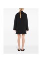 pull-noir-a-franges-et-col-chale