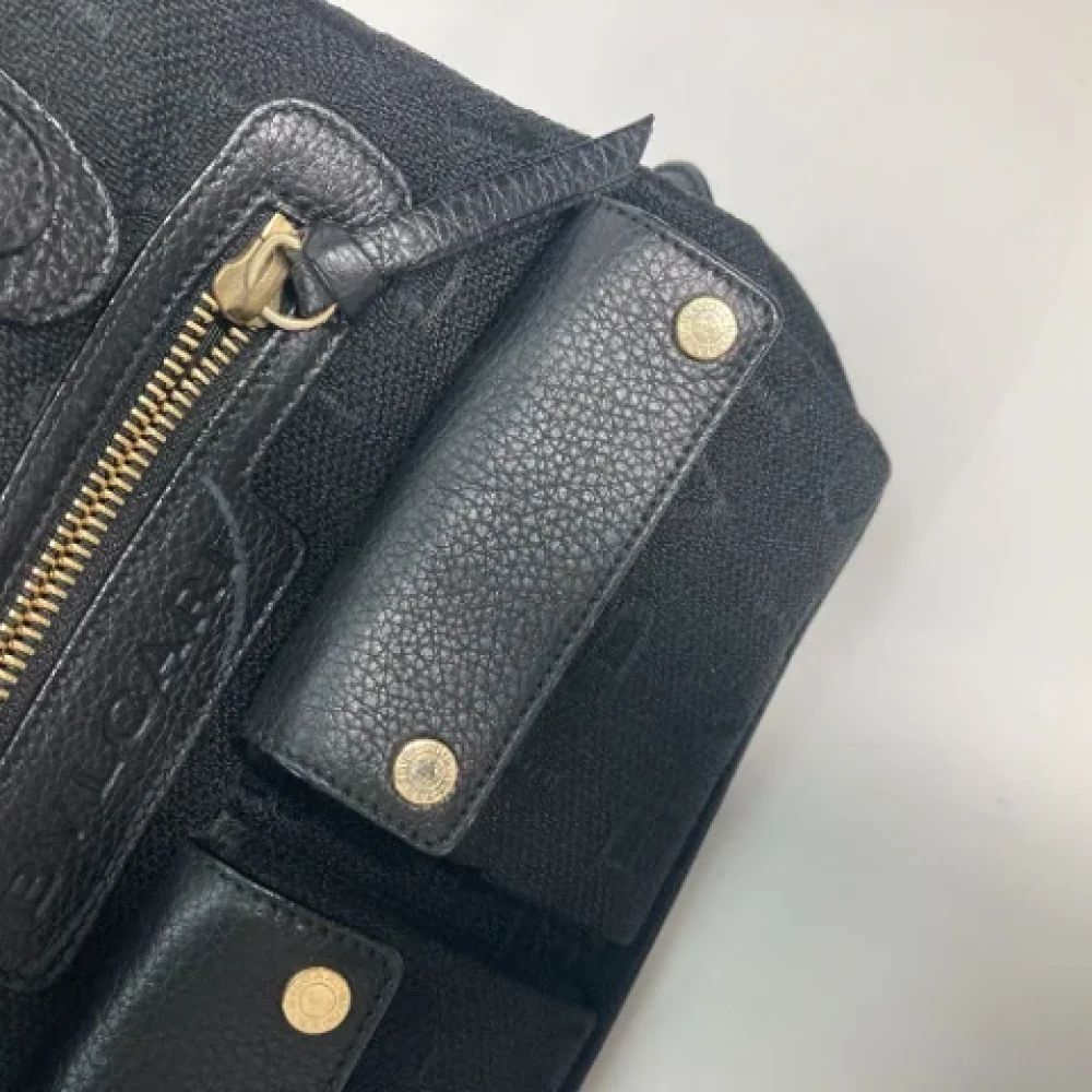 Bvlgari Vintage Pre-owned Leather handbags Black Dames