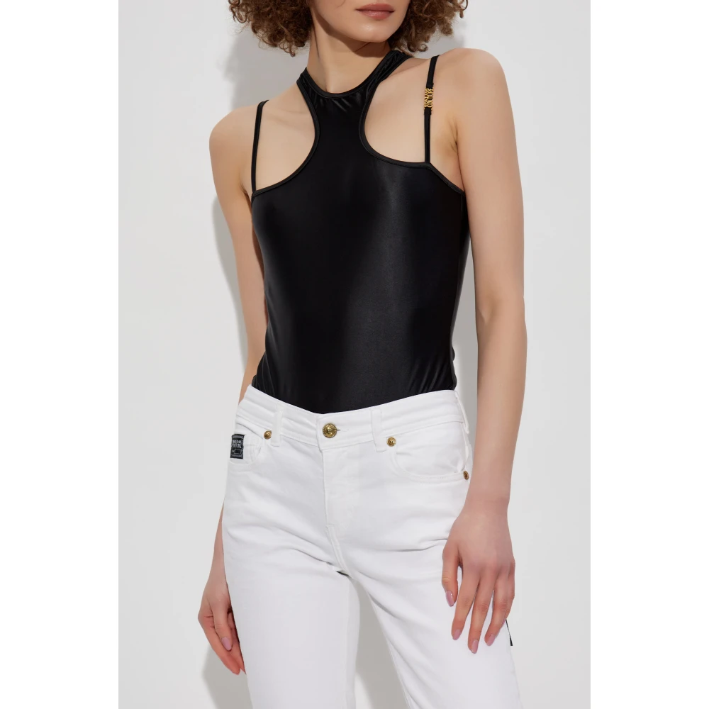 Versace Jeans Couture Off-shoulder bodysuit Black Dames