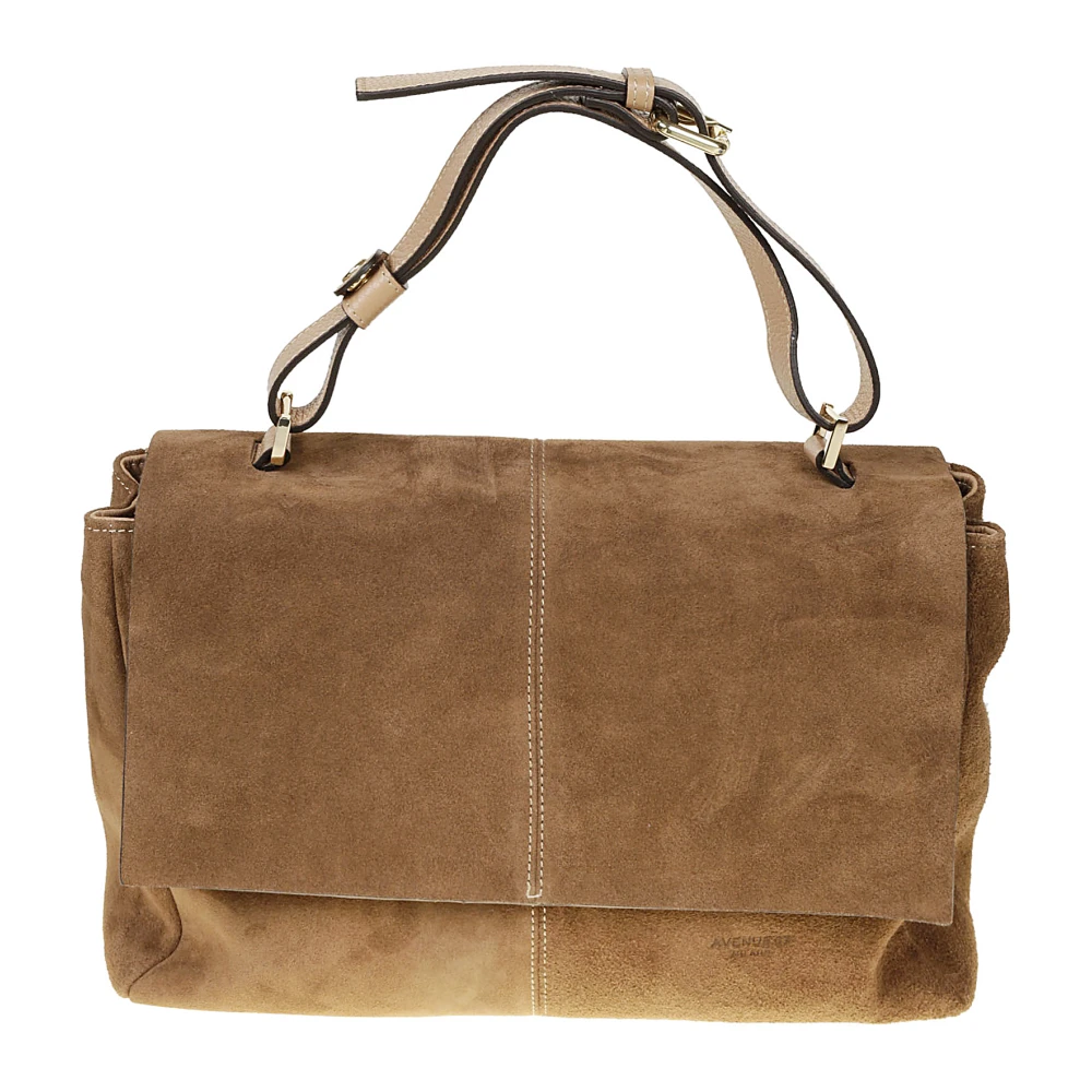 Avenue 67 Elettra Handtas met Klep en Rits Brown Dames