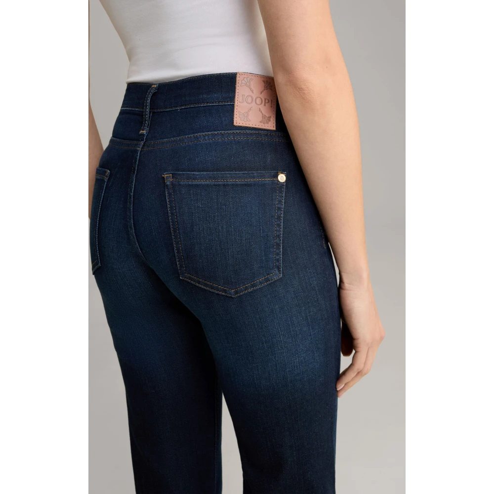 Joop! Dames Flared Jeans Donkerblauw Blue Dames