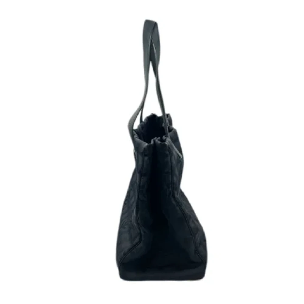Chanel Vintage Pre-owned Nylon chanel-bags Black Dames