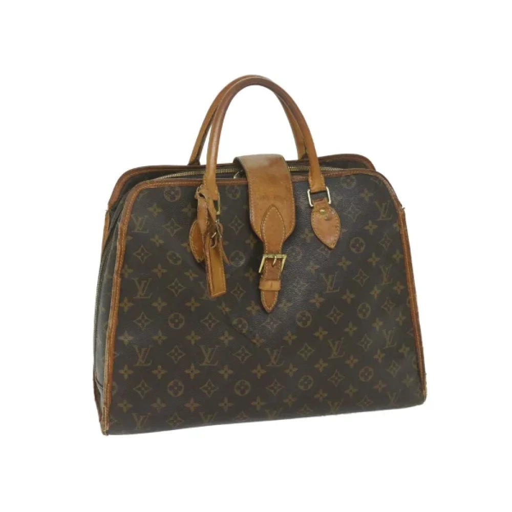 Louis Vuitton Vintage Pre-owned Canvas handbags Brown Dames