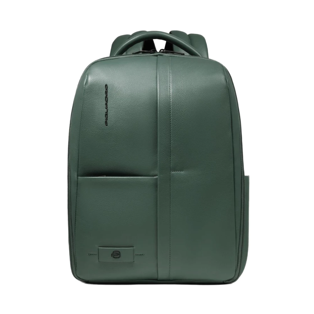 Piquadro Homme Vert Sacs, Taille: One Size Sac À Dos Pour Ordinateur Et Ipad® Avec Protections Antichoc Et Rfid