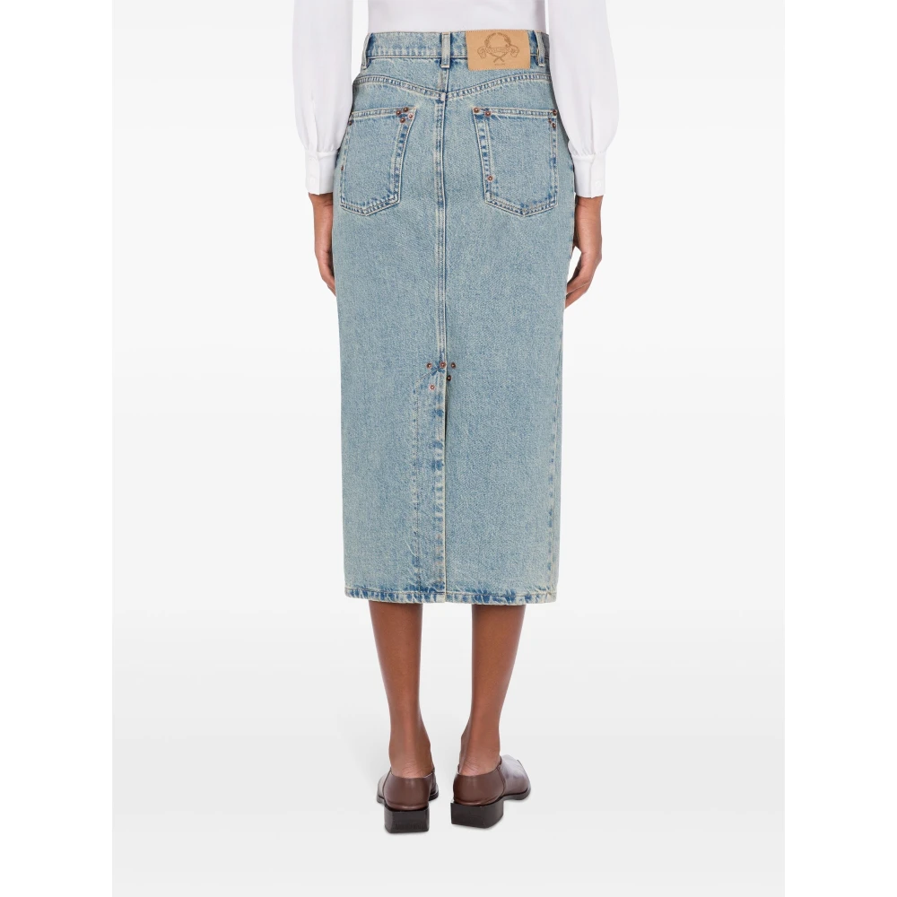 Moschino Stijlvolle Gonna Rok Blue Dames