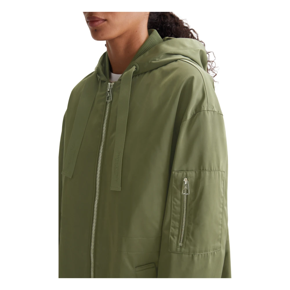 Marc O'Polo Blouson parka in aviatorstijl regular Black Dames