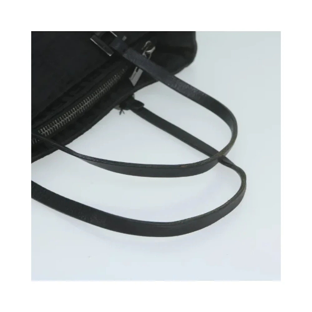 Fendi Vintage Pre-owned Canvas handbags Black Dames
