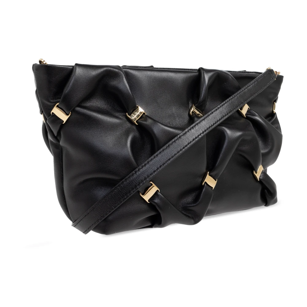 Salvatore Ferragamo Schoudertas Black Dames