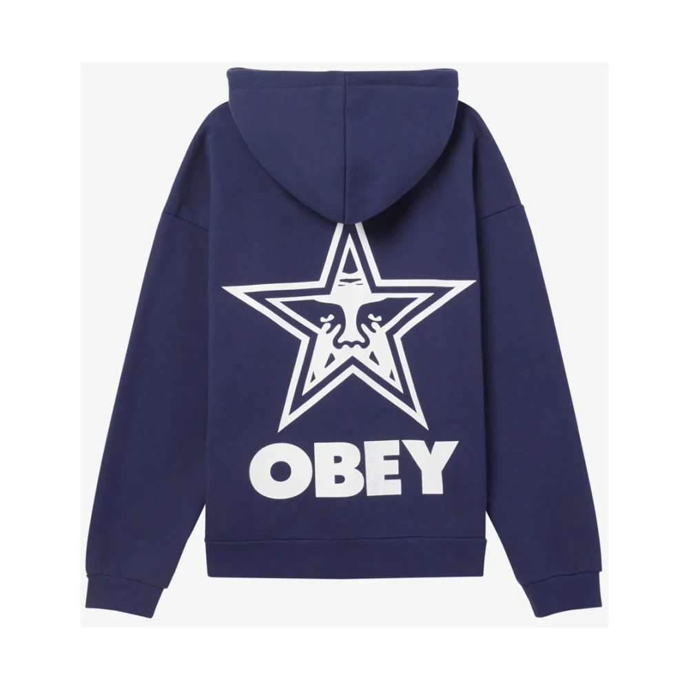 Obey Stijlvol Sweatshirt voor een Moderne Look Blue Heren