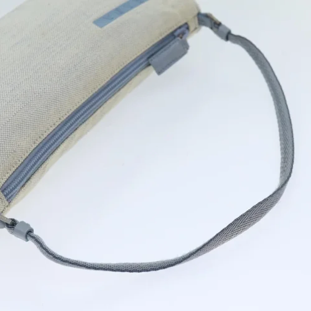 Prada Vintage Pre-owned Canvas pouches Blue Dames