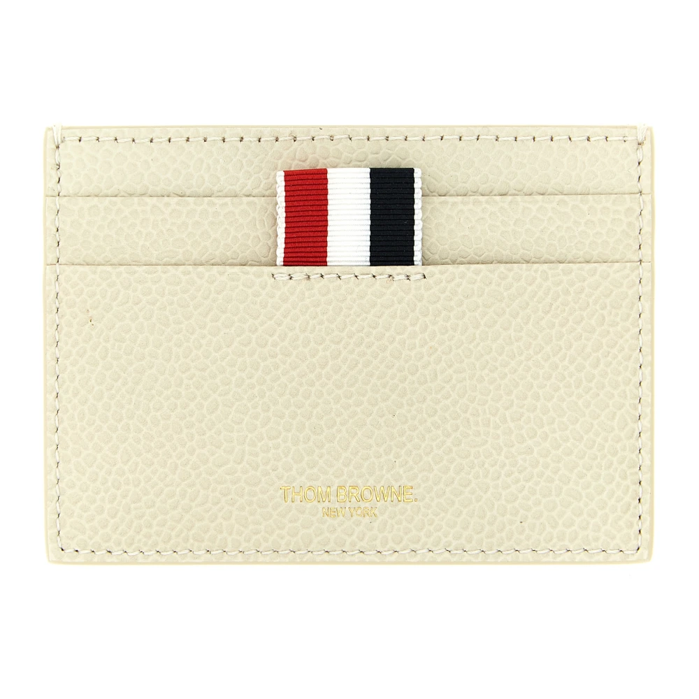 Thom Browne Women's Beige Wallets & Cardholders, One Size, Hector Card Holder