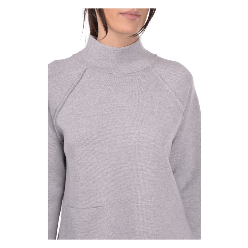 Gran Sasso Stijlvolle Lupetto Trui Gray Dames