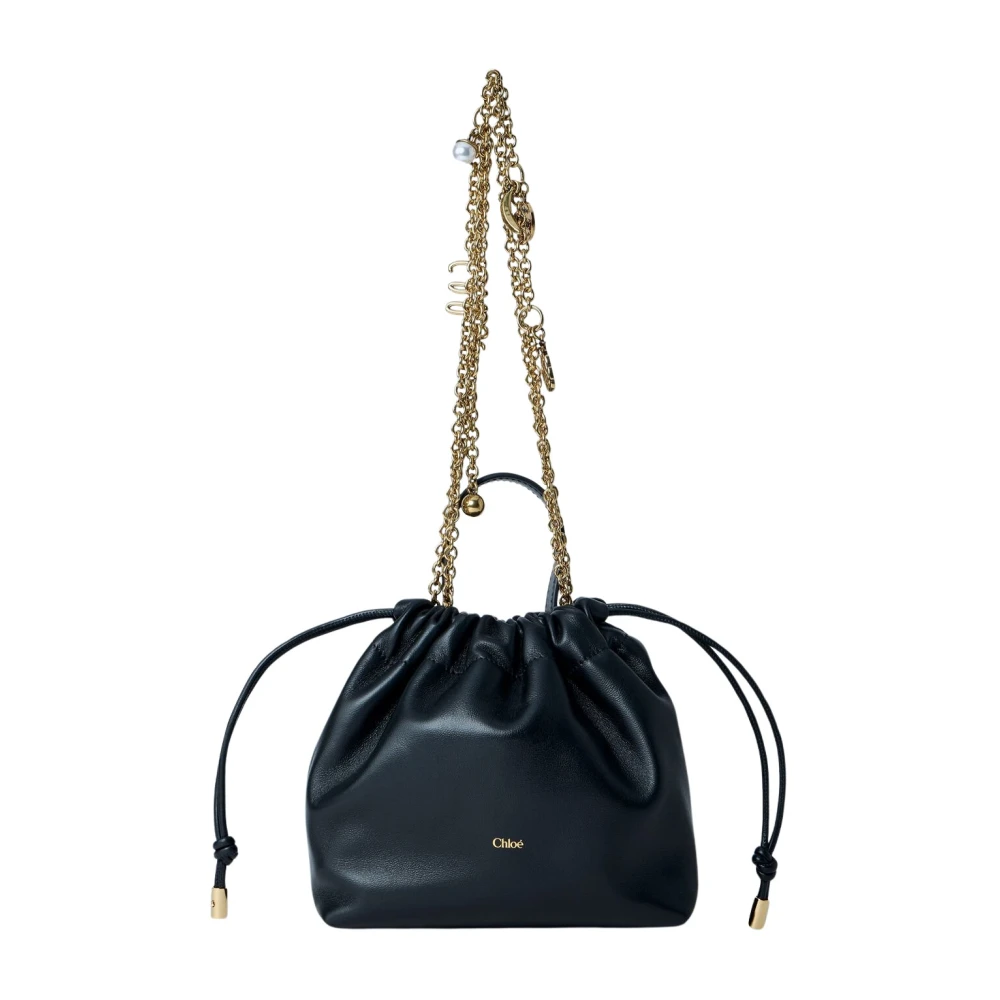 Chloé Women's Black Mini Icons Shoulder Bag With Chain