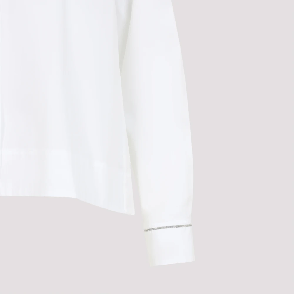 PESERICO Wit Overhemd voor Vrouwen Elegante Stijl White Dames