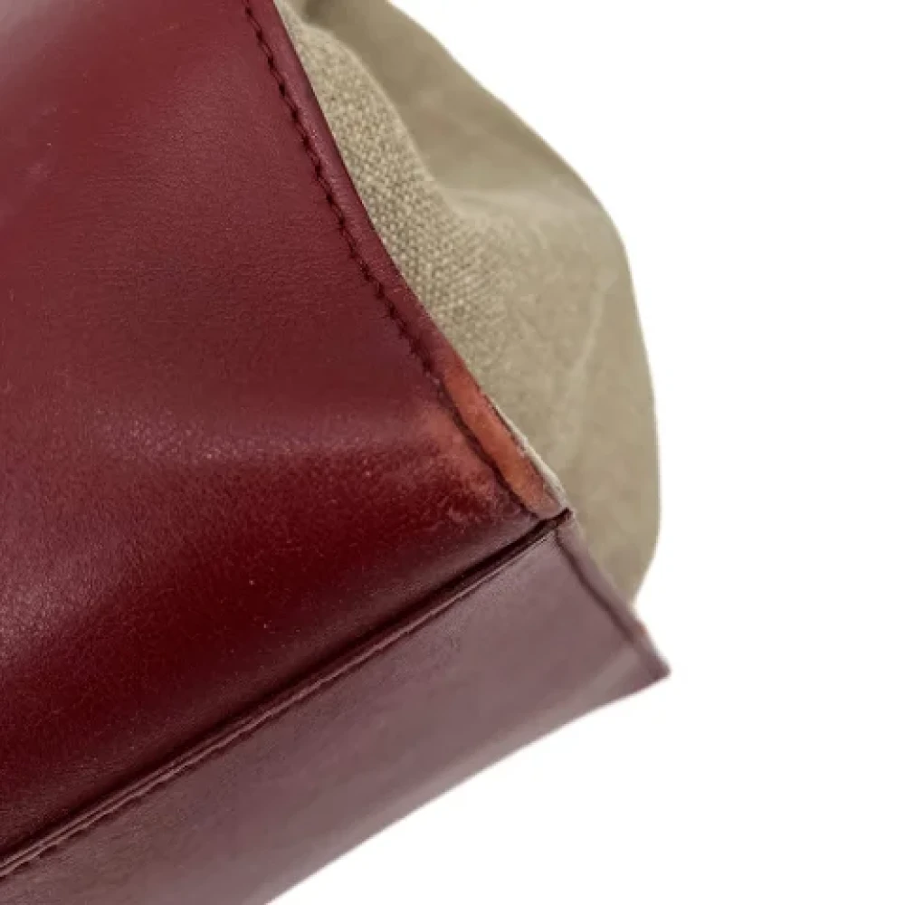 Celine Vintage Pre-owned Leather celine-bags Red Dames