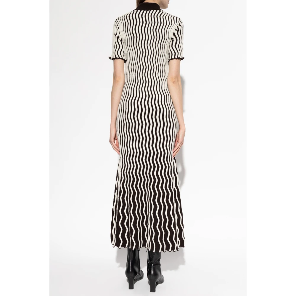 Bottega Veneta Wollen jurk White Dames
