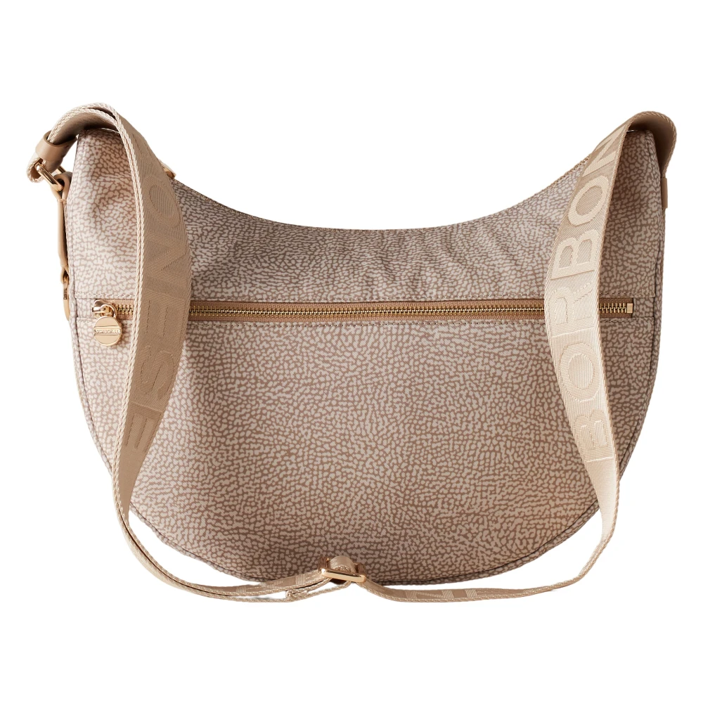 Borbonese Women's Beige Shoulder Bags, One Size, Luna Bag