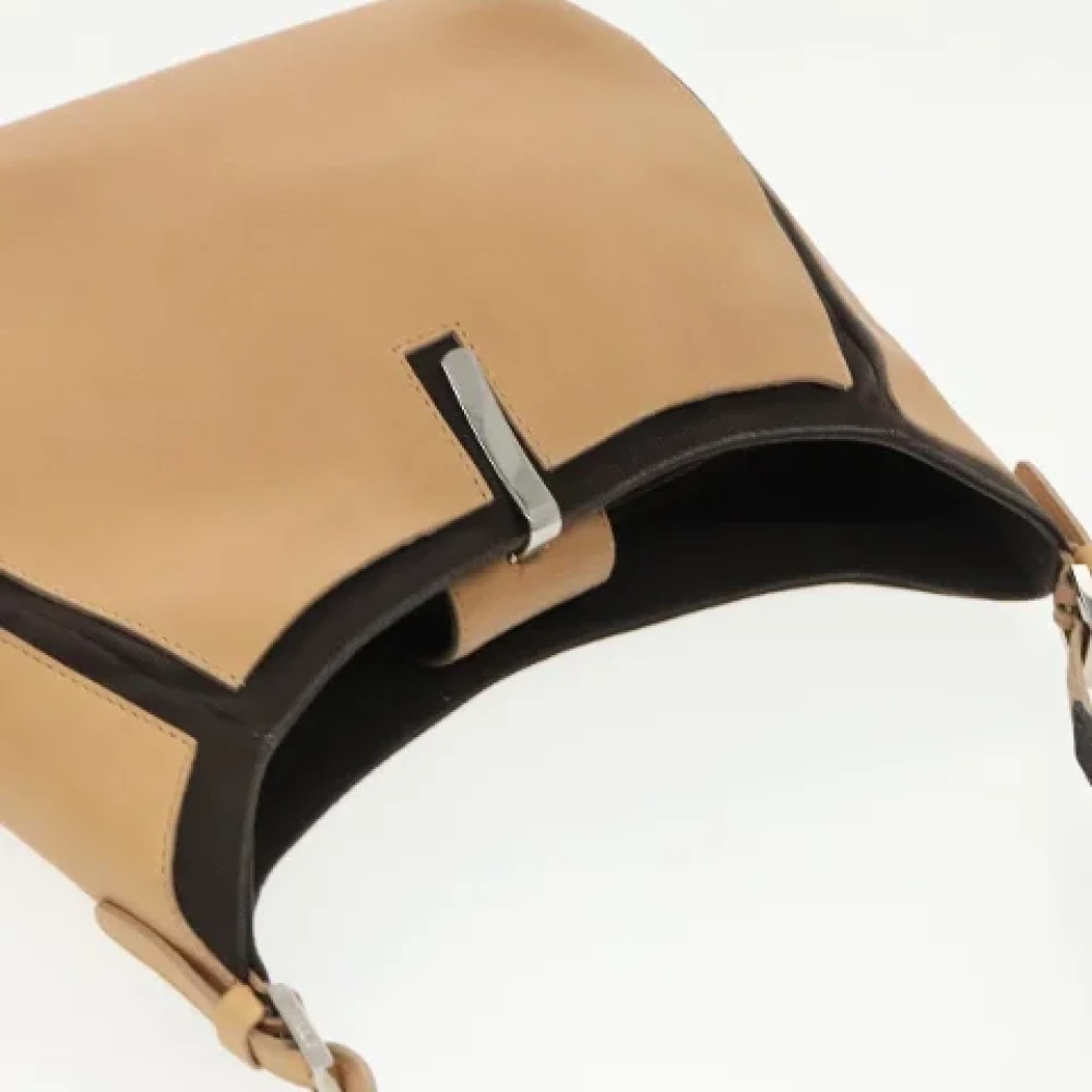 Bally Pre-owned Leather shoulder-bags Beige Dames
