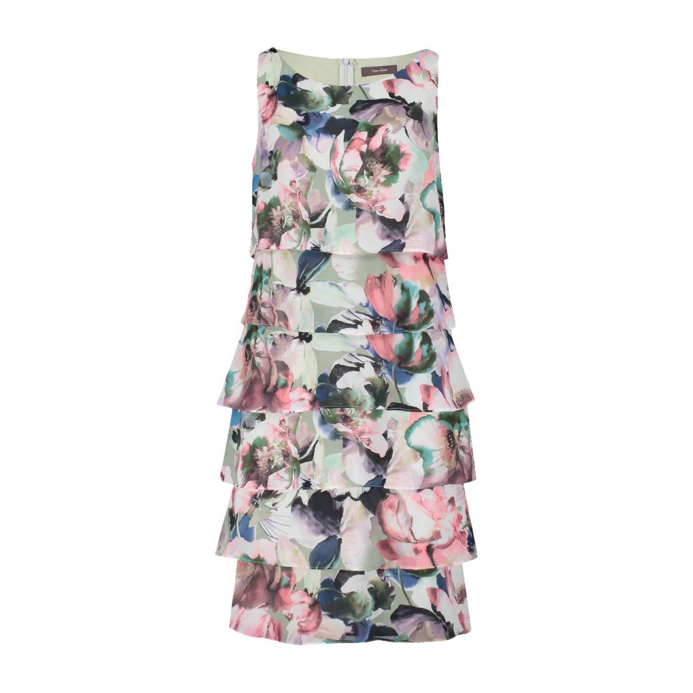 Vera Mont Mouwloze Korte Jurk Multicolor Dames