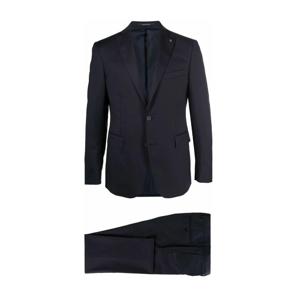 Tagliatore Jurken Blauw Blue Heren