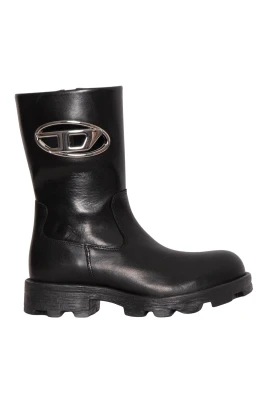 D-Hammer Biker Leather Boots
