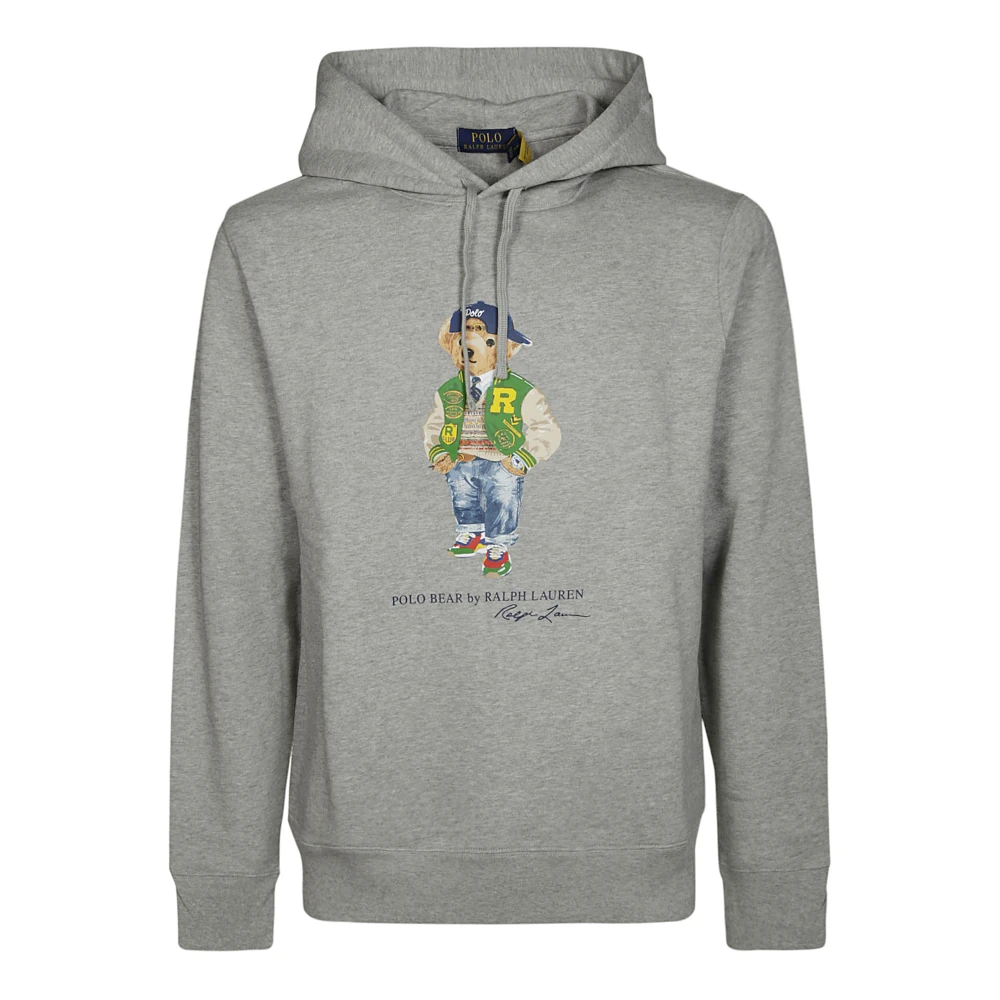 Polo Ralph Lauren Beer Hoodie Trui Gray Heren