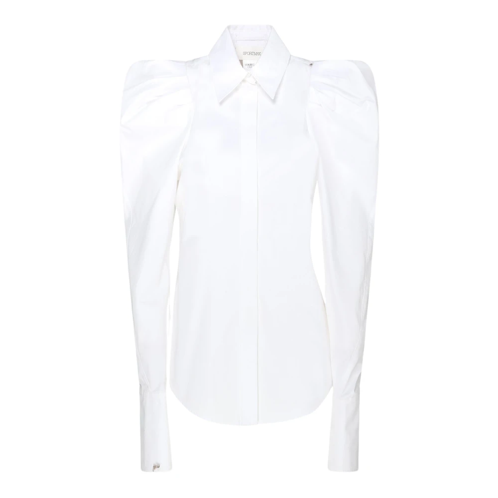 SPORTMAX Witte Overhemd White Dames