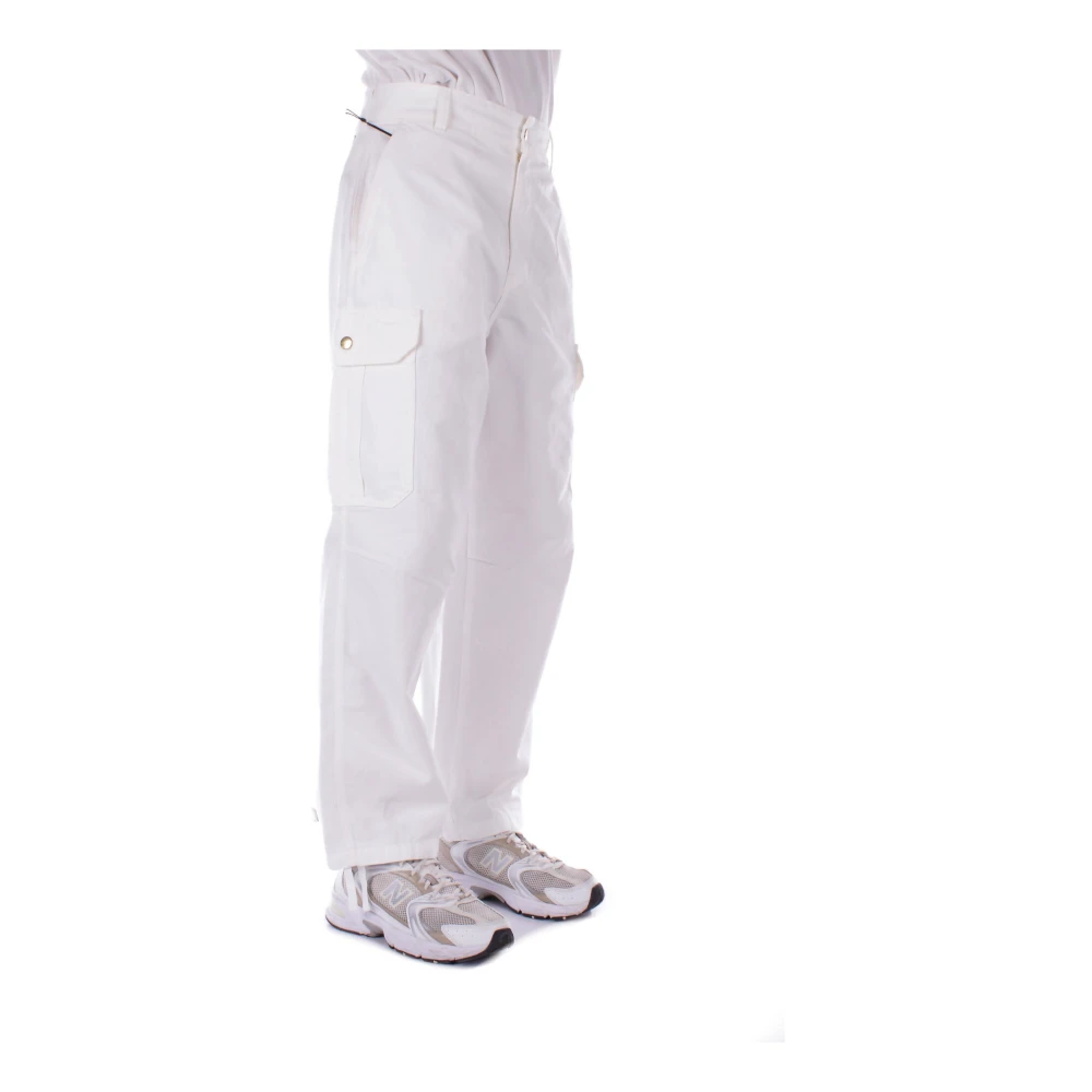 Carhartt WIP Logo Achterbroek met Enkelveters White Heren