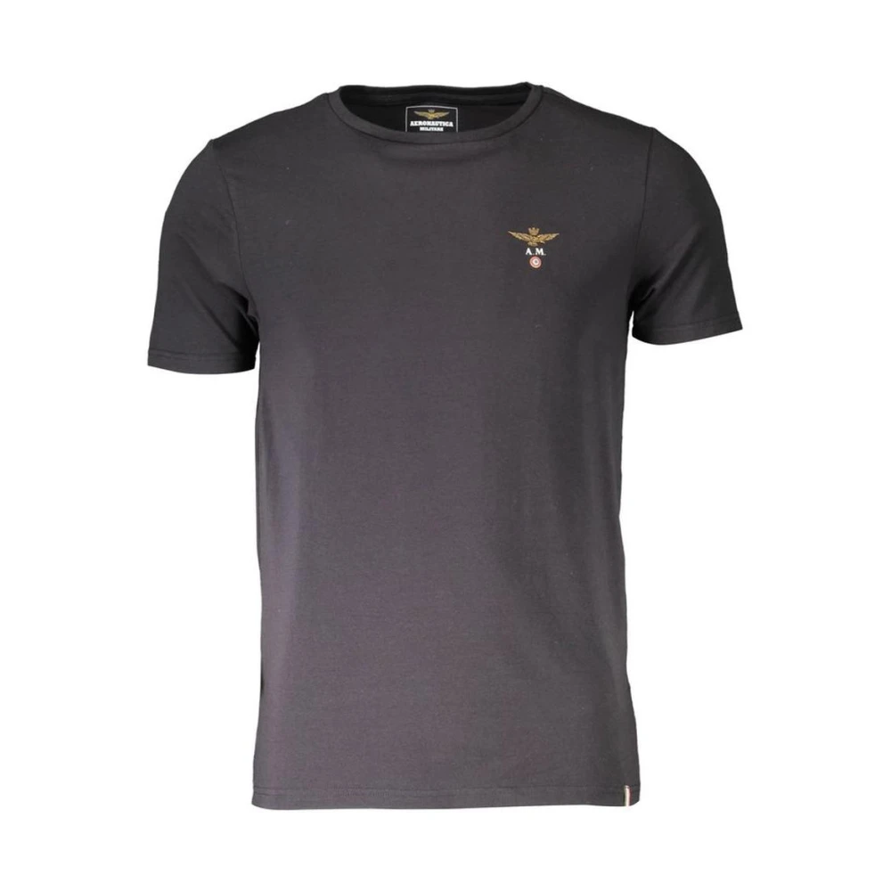 Aeronautica Militare Men's Black T-Shirts, Xl, Ae-38022-P T-Shirt