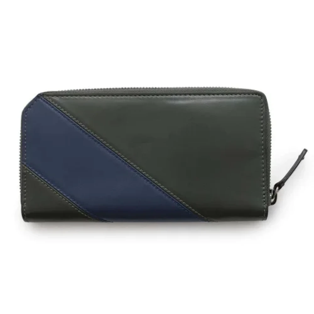 Jimmy Choo Pre-owned Leather wallets Green Heren