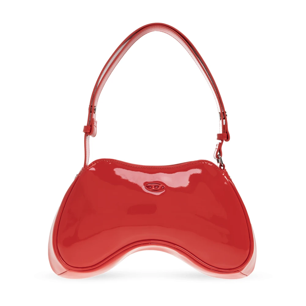 Diesel Vrouw Rood Tassen Dames, One Size, Play Schoudertas