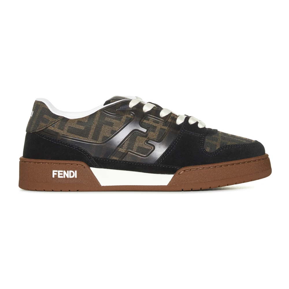 Fendi Women's Black Match Trainers - Sneakers - 3 Uk - Shoes