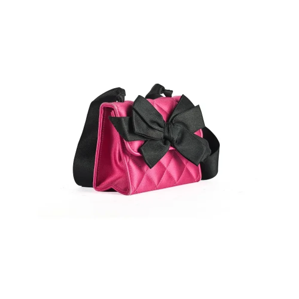 Chanel Vintage Pre-owned Fabric chanel-bags Pink Dames