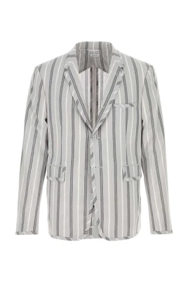 Madras Striped Blazer