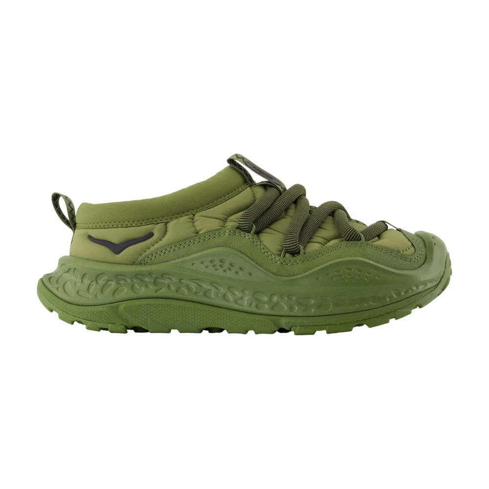 Hoka One One Green Outdoor Shoes, Male, 9 1/3 Uk, Synthetic Trainers - U Ora Primo