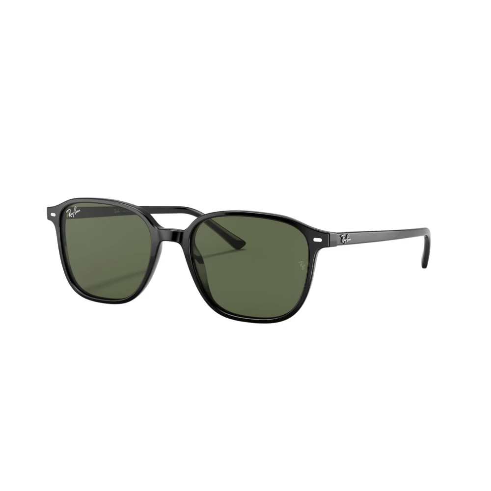 Ray-Ban RB 2193 Leonard Sunglasses - Black - Green Lenses - Acetate - Image 4