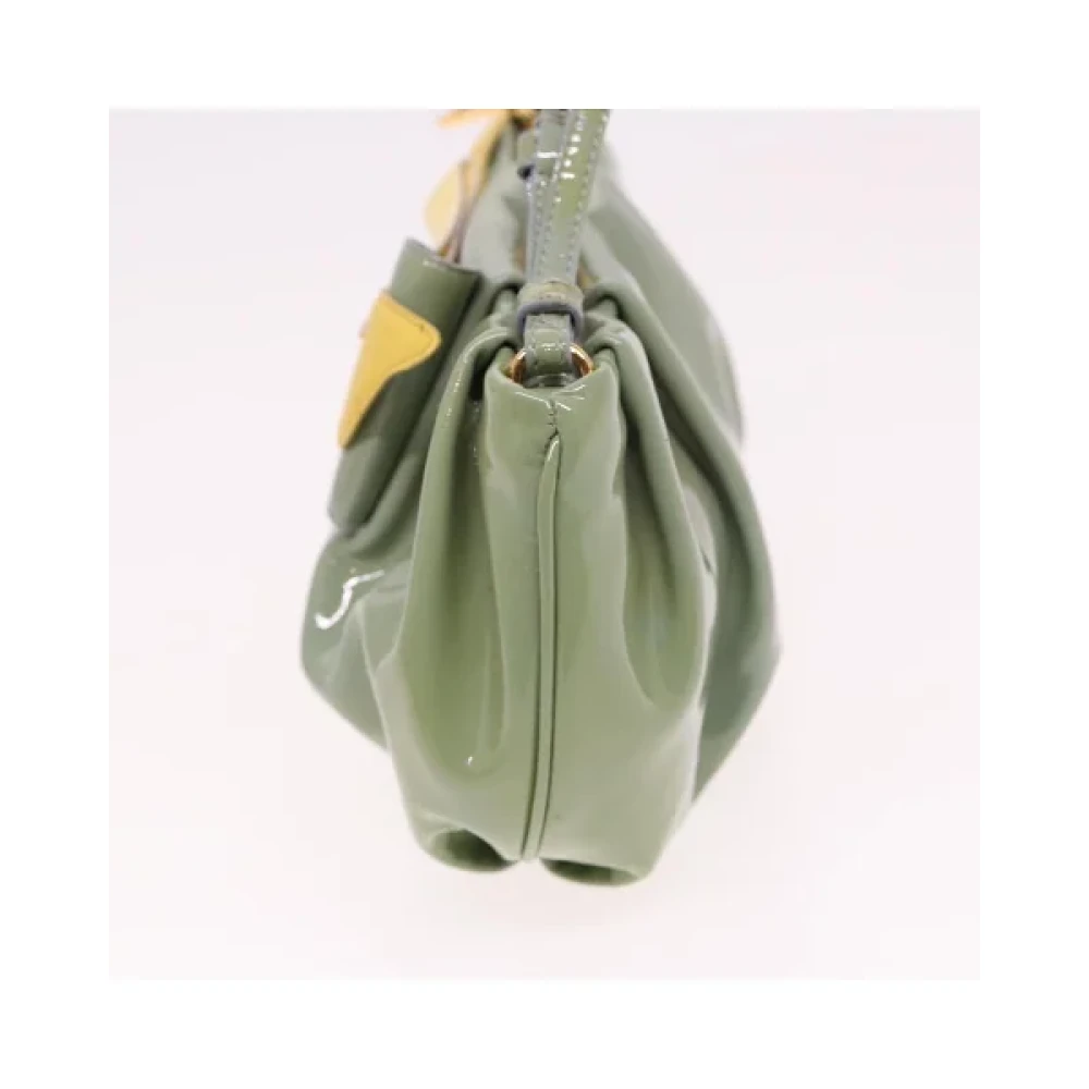 Prada Vintage Pre-owned Fabric prada-bags Green Dames