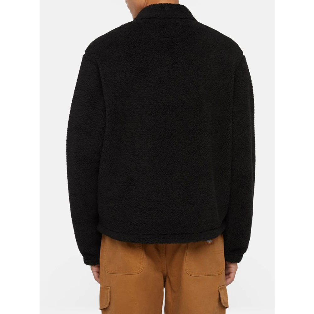 Dickies Zwarte High Pile Eisenhower Jas Black Heren