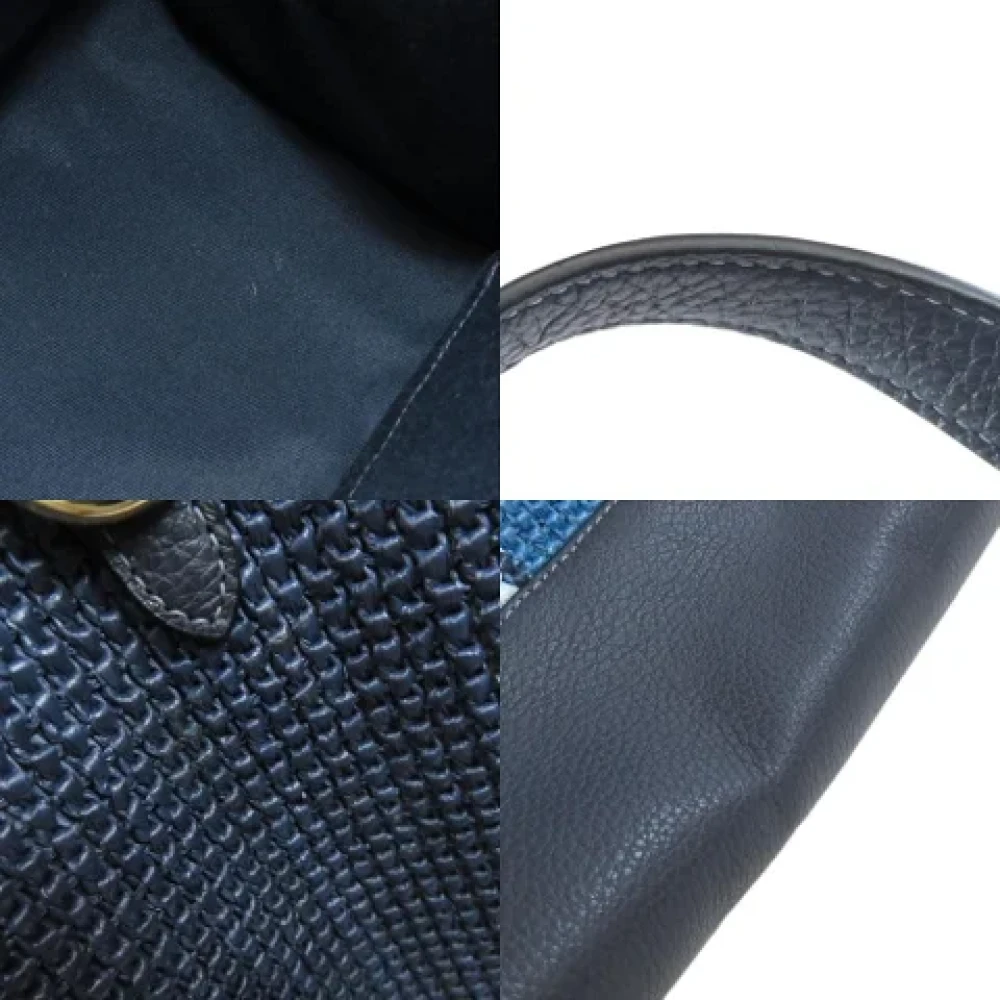 Coach Pre-owned Fabric handbags Blue Dames