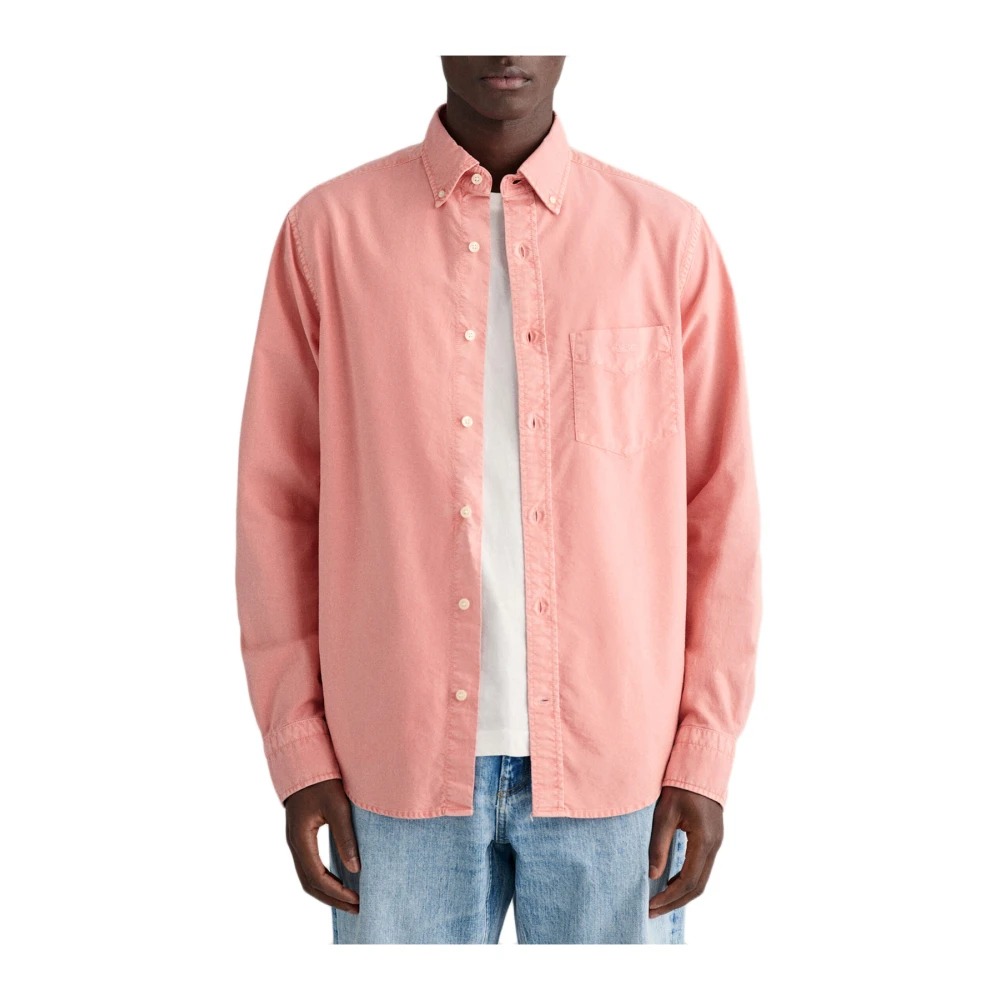 Gant Sunfaded Archive Oxford Skjorta Pink, Herr